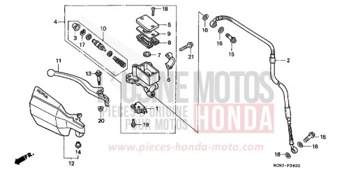 MAITRE-CYLINDRE FREIN AV. XLR125RW de 1998